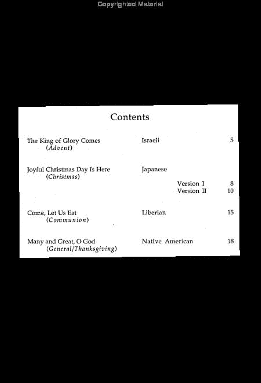 Lift Up Your Voices Unison Choir scores gallery preview page 2