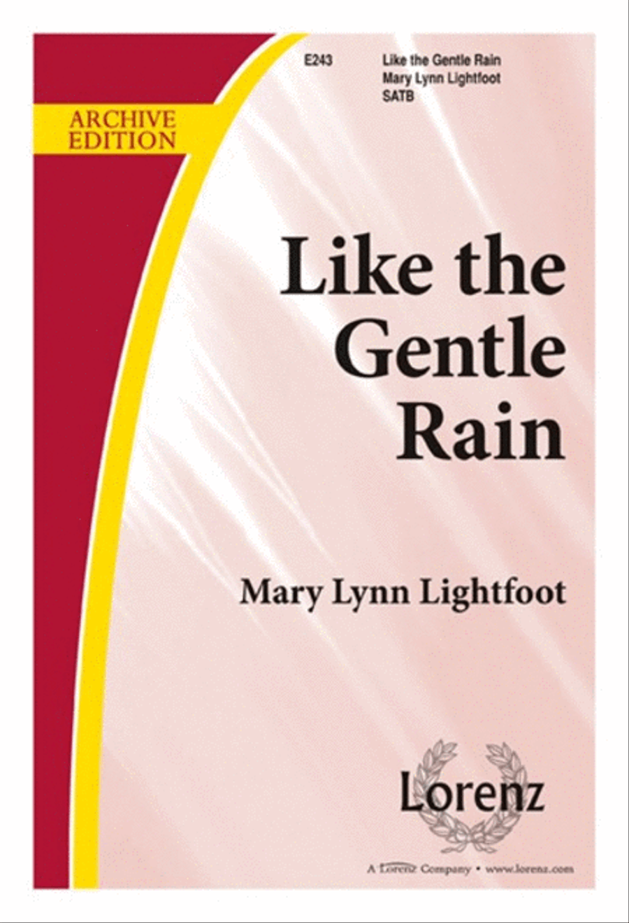 Like the Gentle Rain 4-Part scores gallery preview page 1