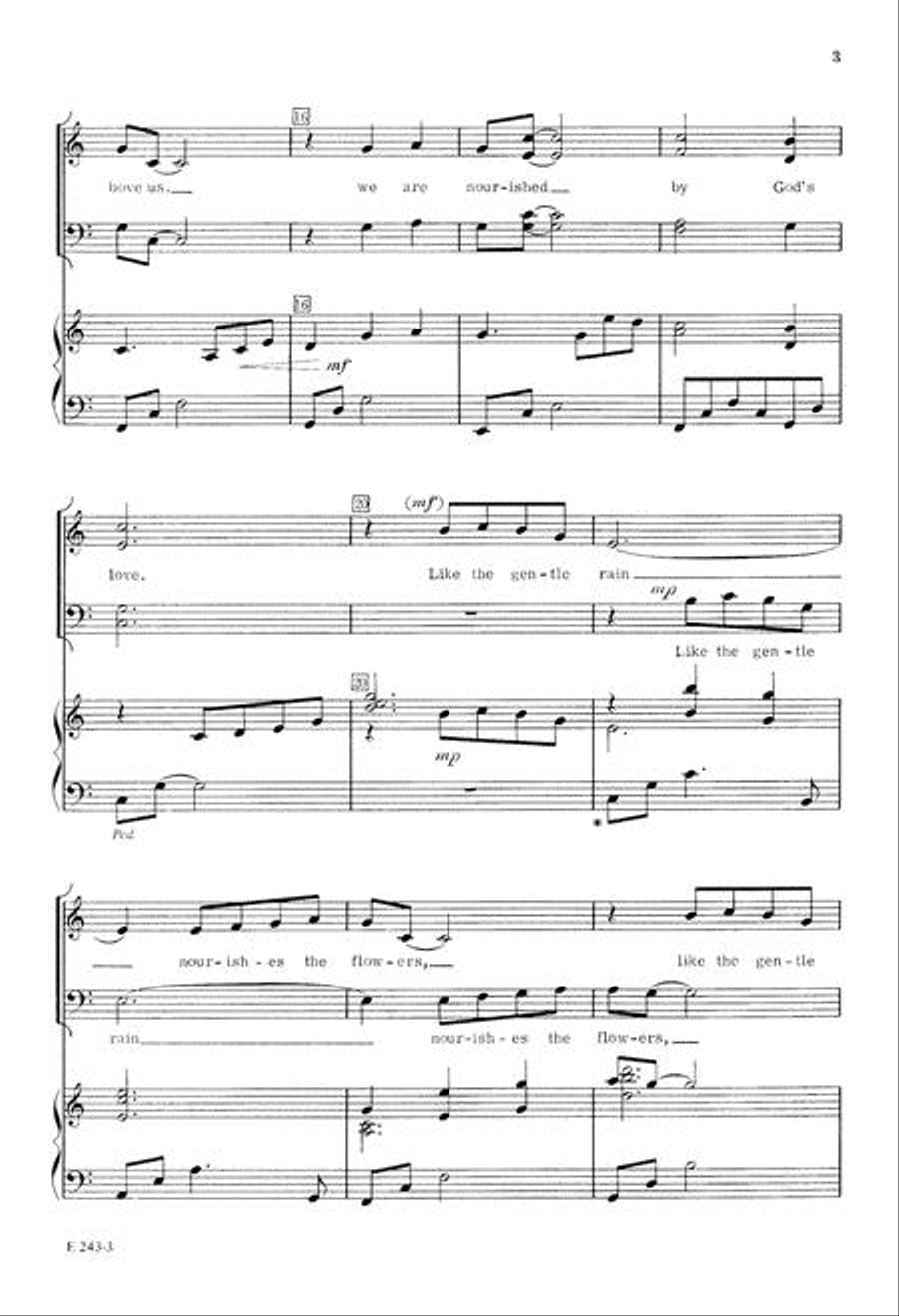 Like the Gentle Rain 4-Part scores gallery preview page 3