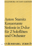 Concertante symphony for 2 flutes