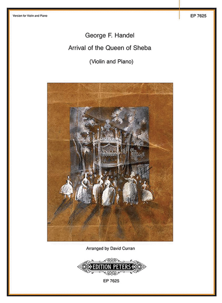Arrival of the Queen of Sheba (Arranged for Violin and Piano) Violin Solo scores gallery preview page 1