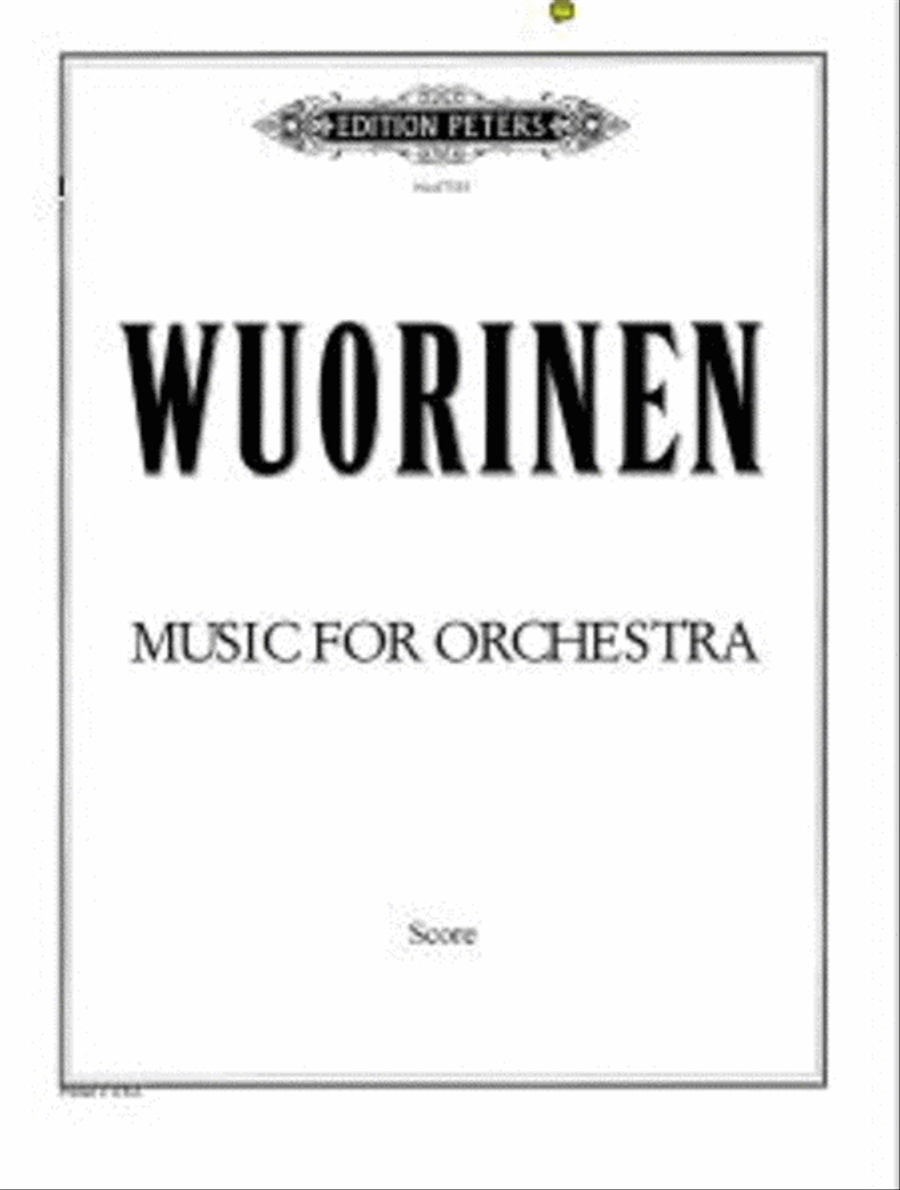 Music for Orchestra (Full Score) Orchestra scores gallery preview page 1