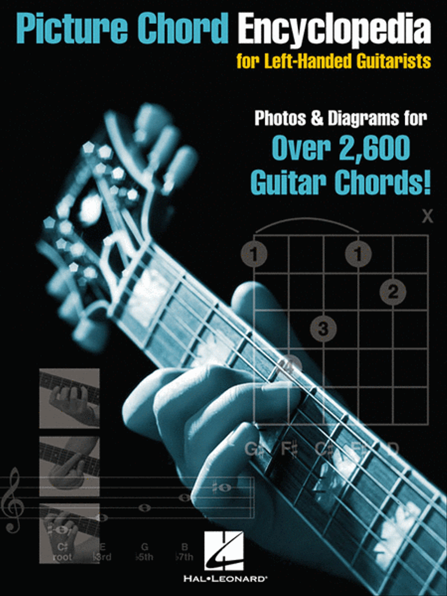 Picture Chord Encyclopedia for Left-Handed Guitarists Guitar scores gallery preview page 1