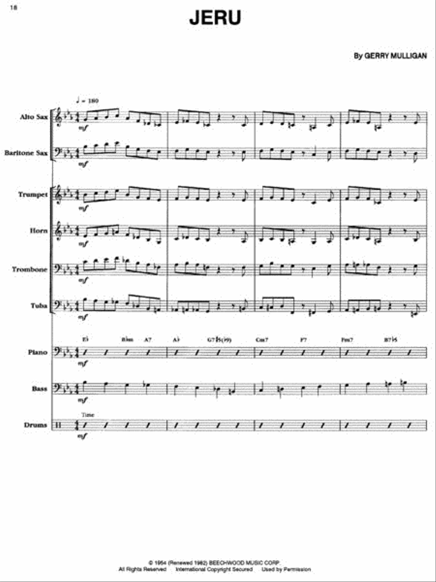 Birth Of The Cool Birth Of The Cool Saxophone scores gallery preview page 2