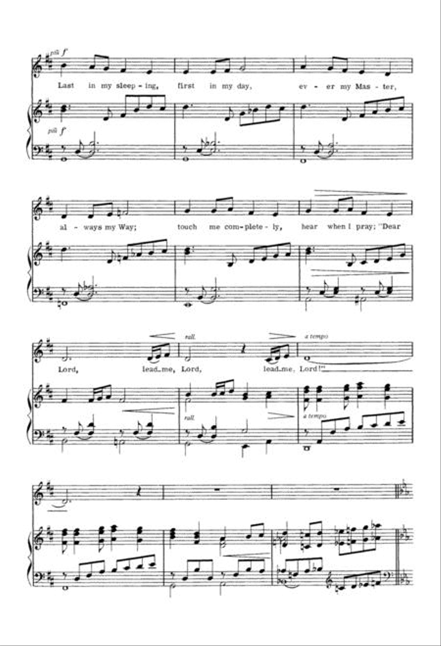 Lord, Lead Me, Lord 4-Part scores gallery preview page 4