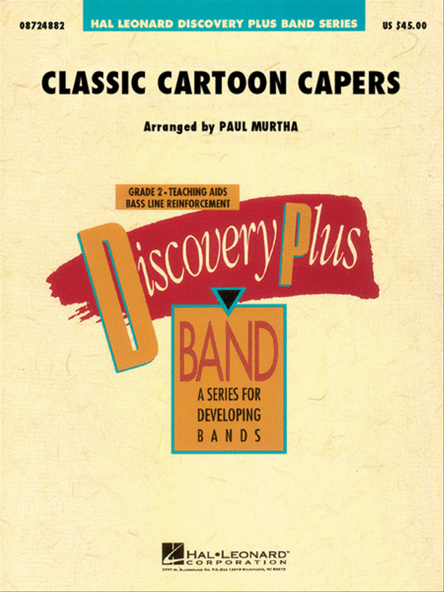 Classic Cartoon Capers Classic Cartoon Capers Concert Band scores gallery preview page 1