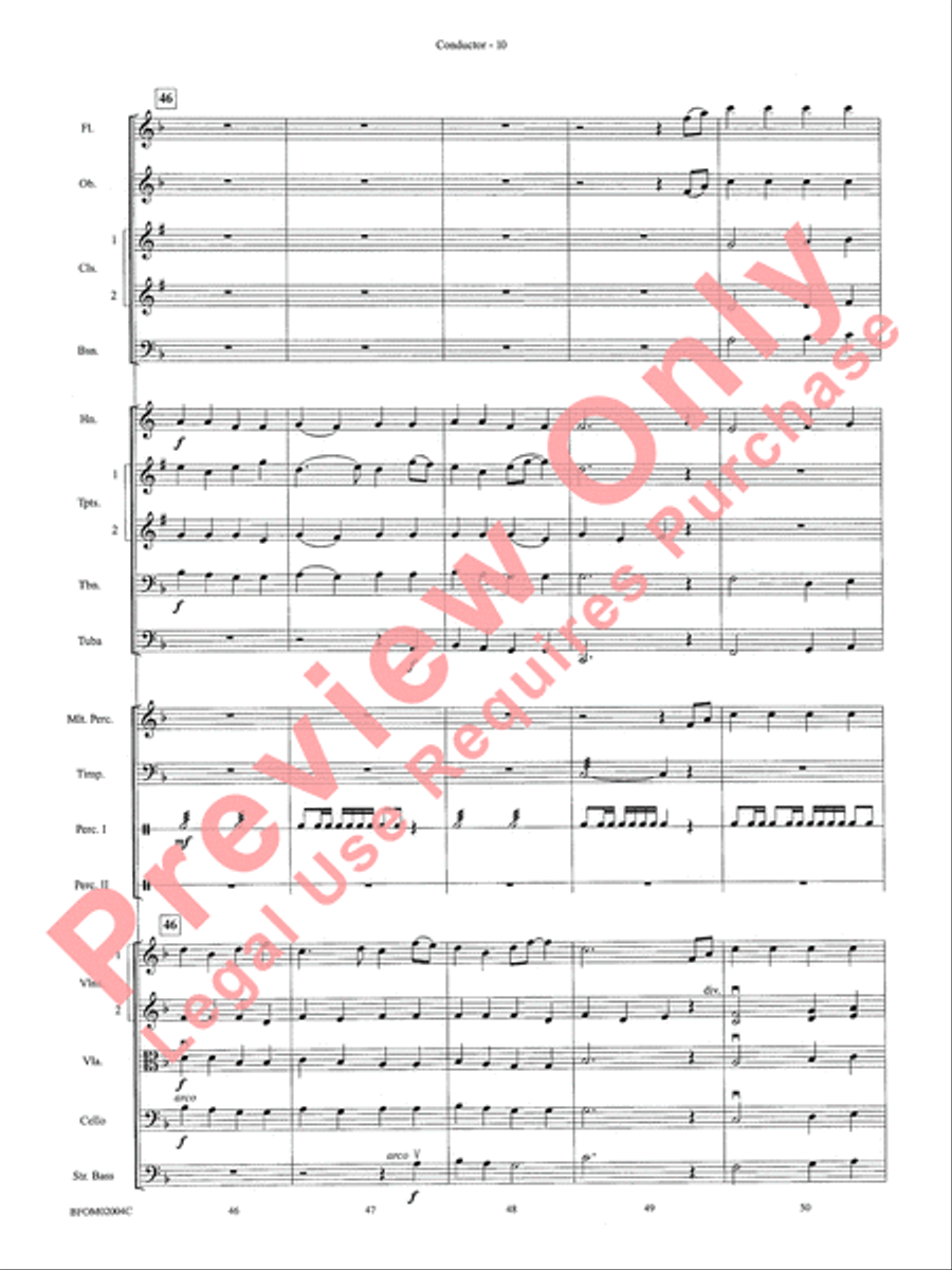To Reap the Blessings of Freedom Full Orchestra scores gallery preview page 12