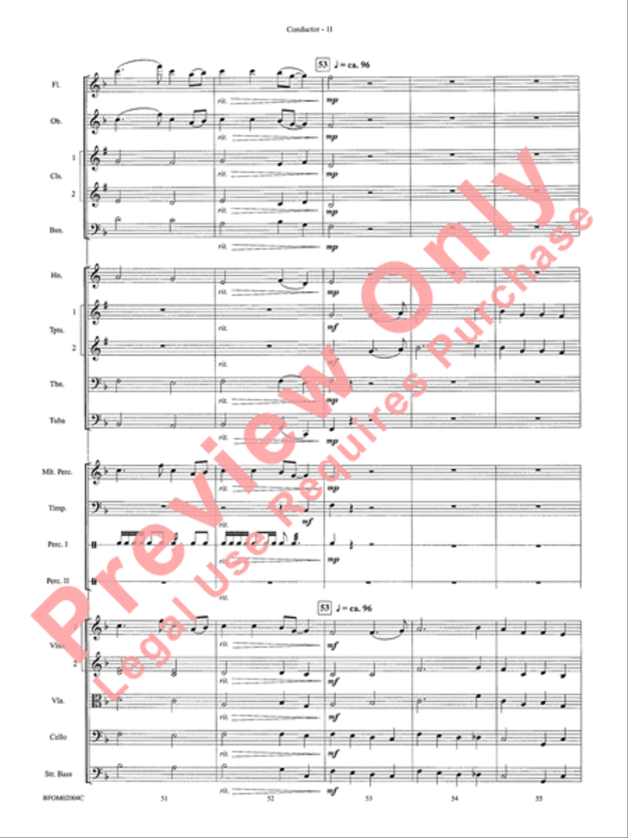 To Reap the Blessings of Freedom Full Orchestra scores gallery preview page 13