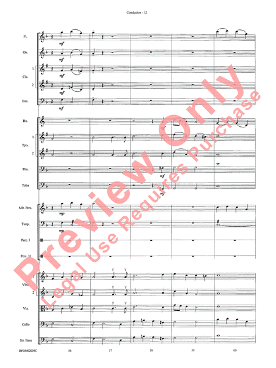 To Reap the Blessings of Freedom Full Orchestra scores gallery preview page 14