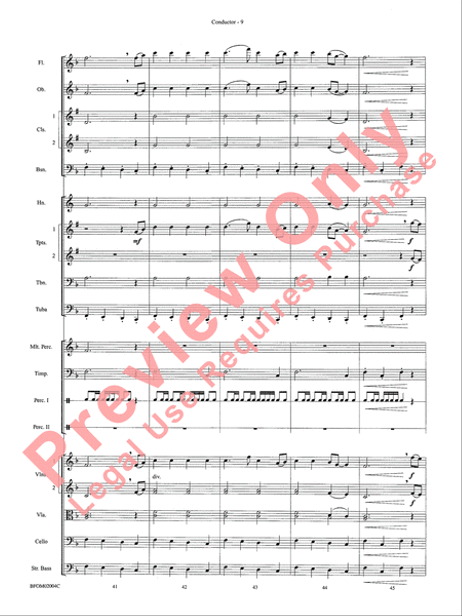 To Reap the Blessings of Freedom Full Orchestra scores gallery preview page 11
