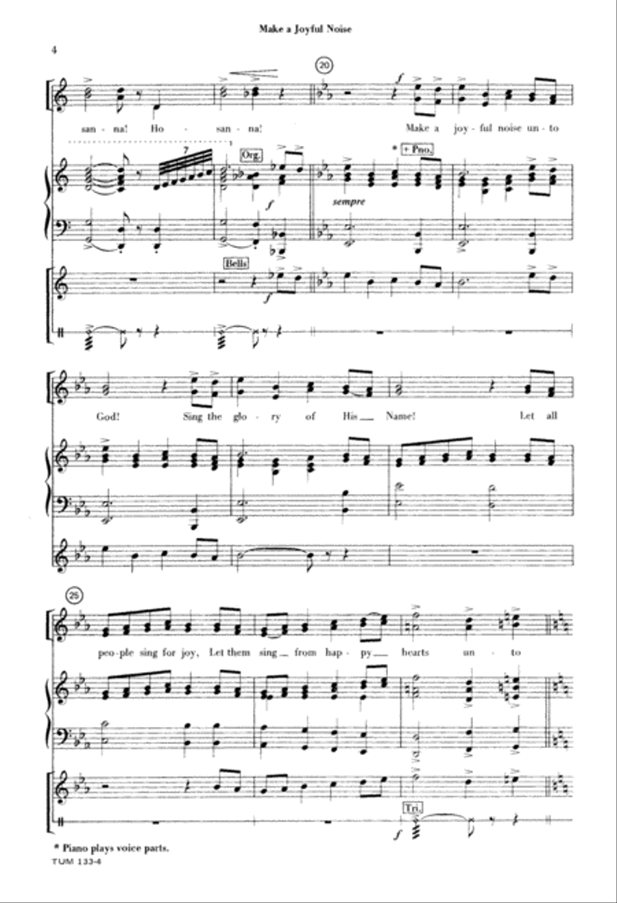 Make a Joyful Noise Make a Joyful Noise 2-Part scores gallery preview page 5