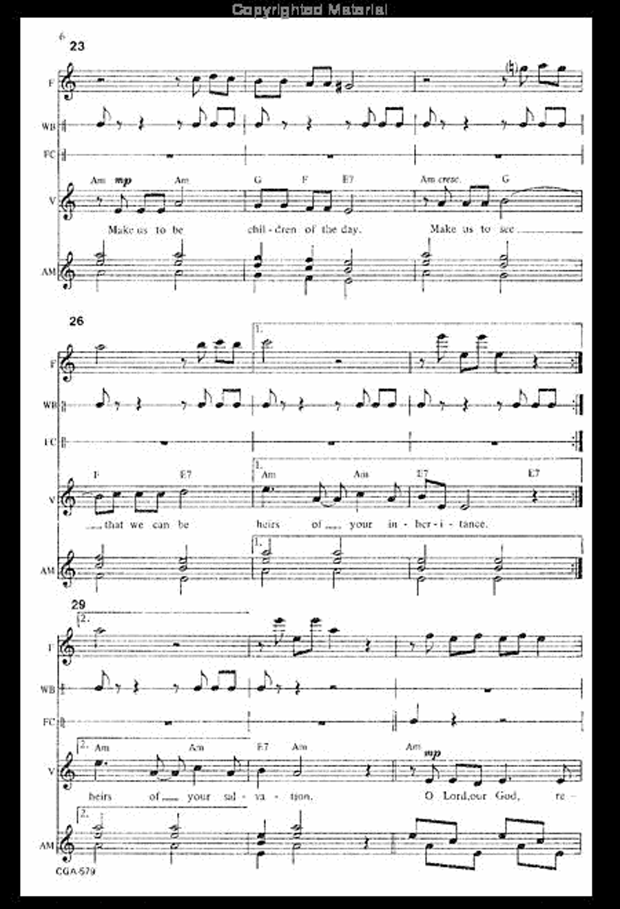Make Us to Be Make Us to Be Unison Choir scores gallery preview page 6