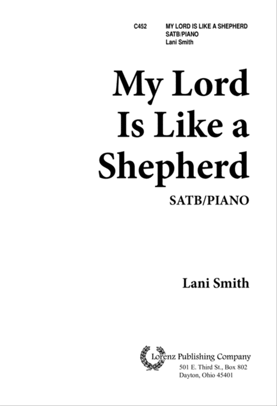 My Lord is Like a Shepherd 4-Part scores gallery preview page 2