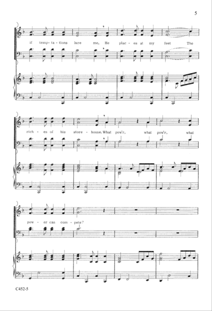 My Lord is Like a Shepherd 4-Part scores gallery preview page 6