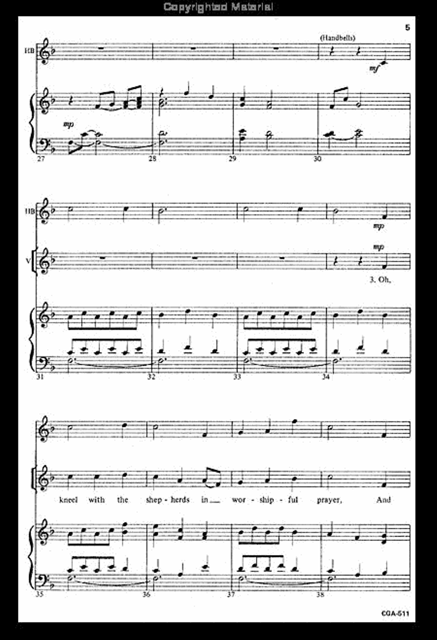 Oh Come, All You Children Unison Choir scores gallery preview page 4