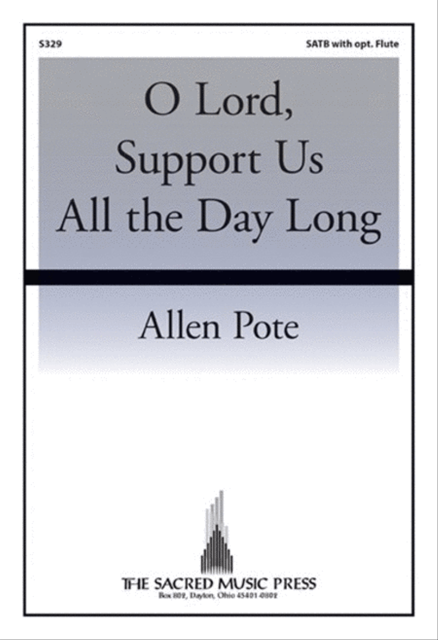O Lord, Support Us All the Day Long 4-Part scores gallery preview page 1