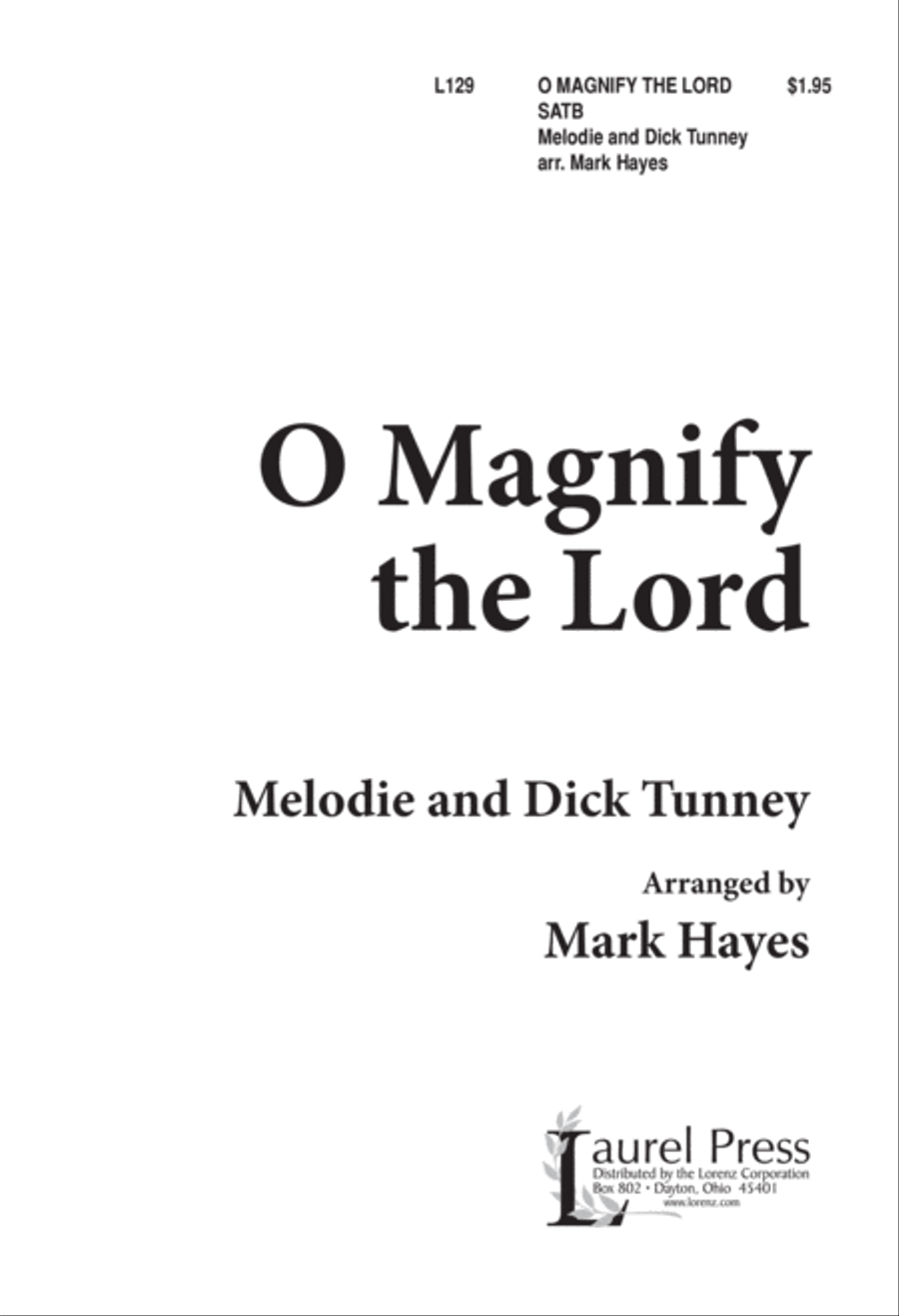 O Magnify the Lord O Magnify the Lord 4-Part scores gallery preview page 2