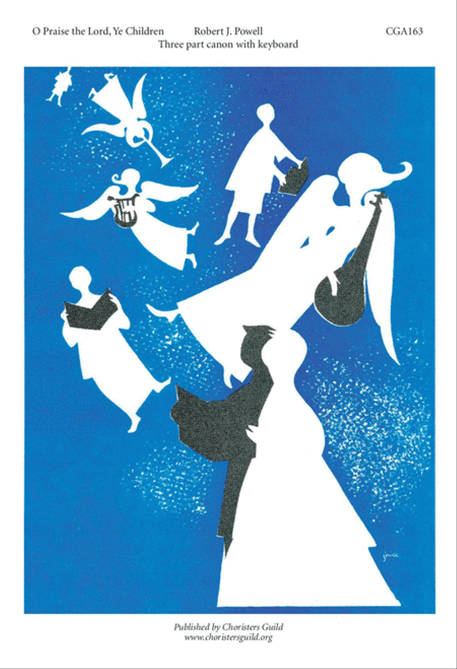 O Praise the Lord Ye Children 3-Part scores gallery preview page 1