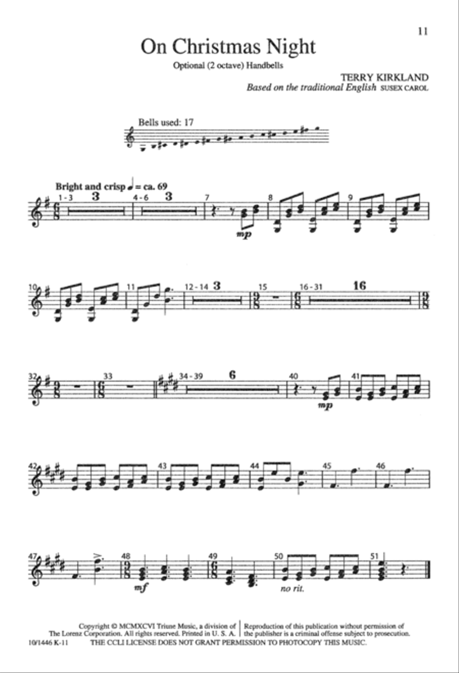 On Christmas Night On Christmas Night 3-Part scores gallery preview page 12