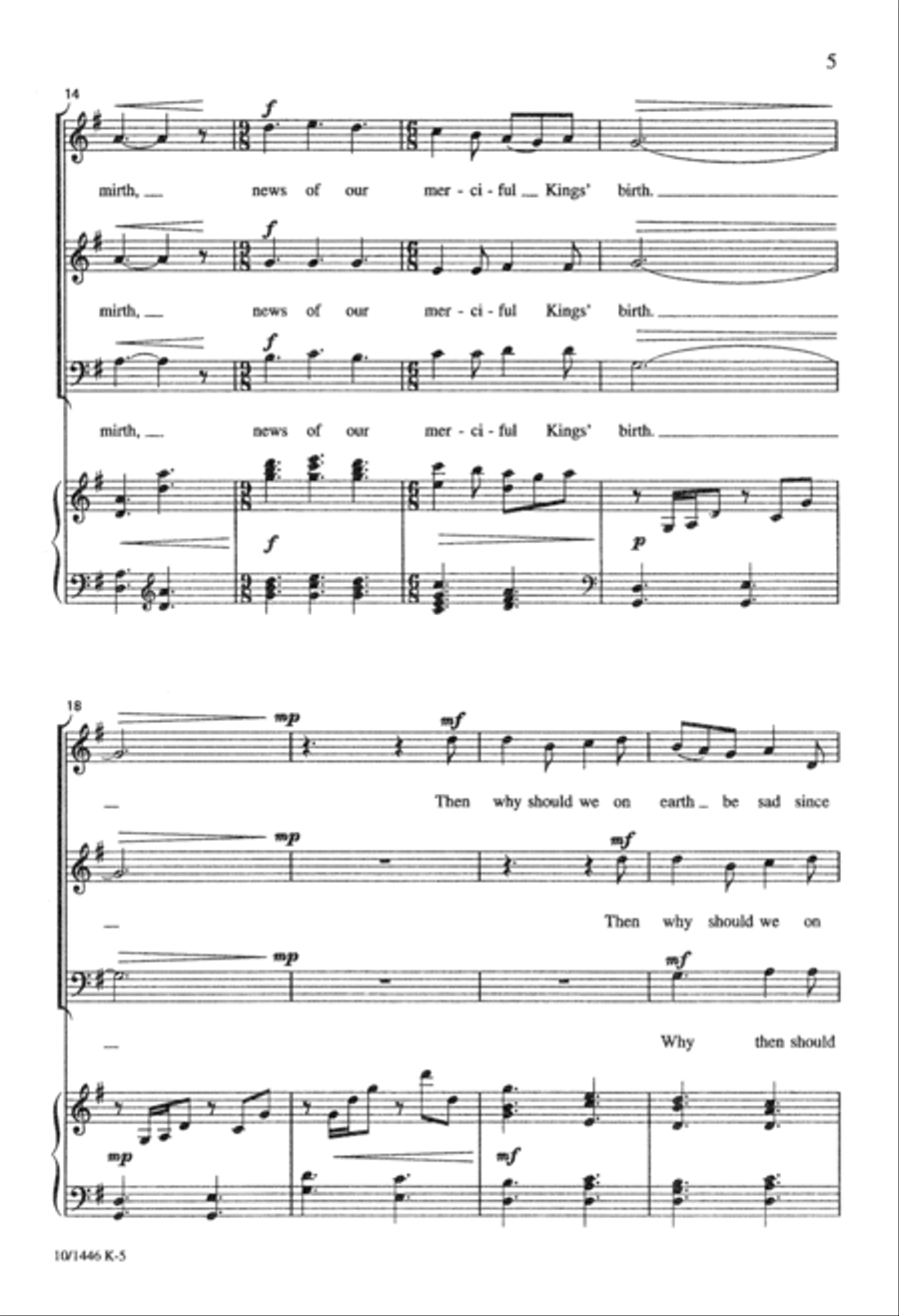 On Christmas Night On Christmas Night 3-Part scores gallery preview page 6