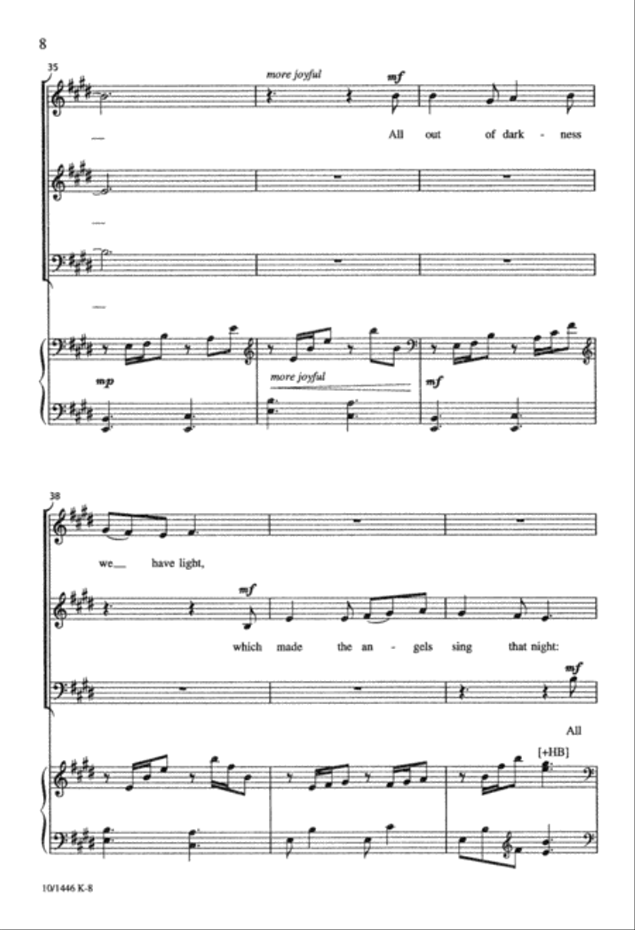 On Christmas Night On Christmas Night 3-Part scores gallery preview page 9