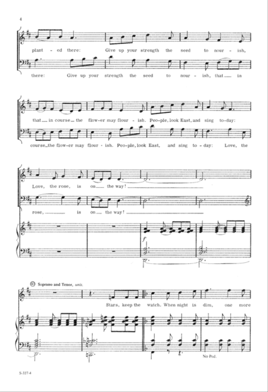 People, Look East People, Look East 4-Part scores gallery preview page 5