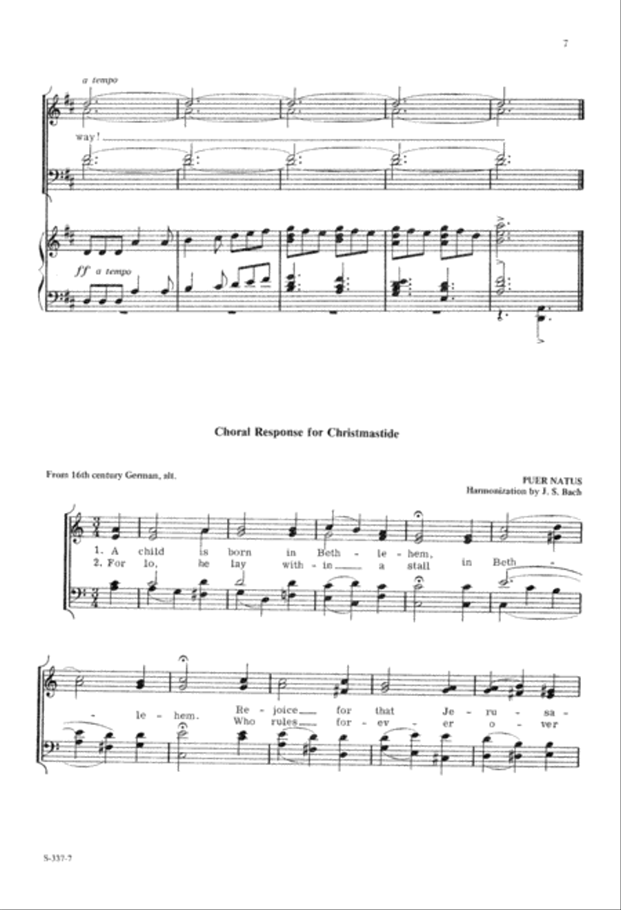People, Look East People, Look East 4-Part scores gallery preview page 8