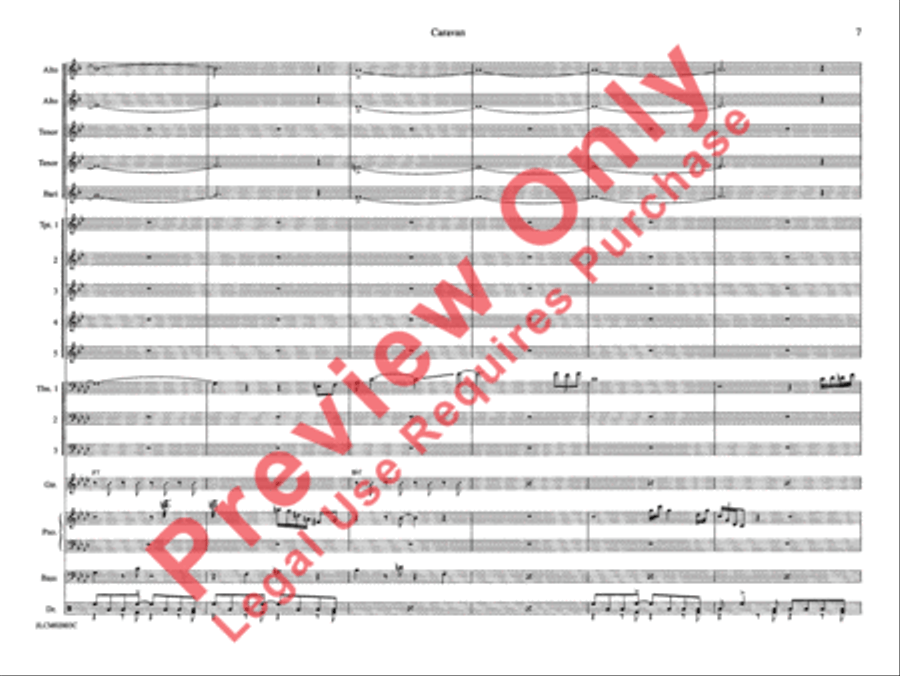 Caravan Caravan Jazz Ensemble scores gallery preview page 14