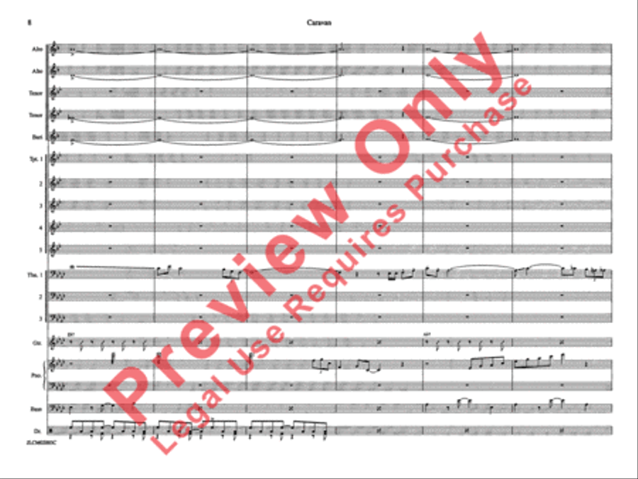 Caravan Caravan Jazz Ensemble scores gallery preview page 15