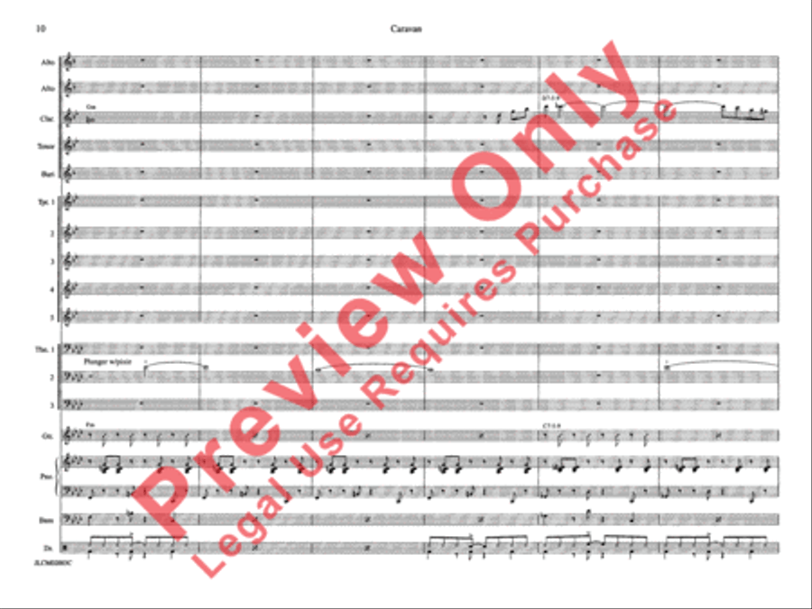 Caravan Caravan Jazz Ensemble scores gallery preview page 17