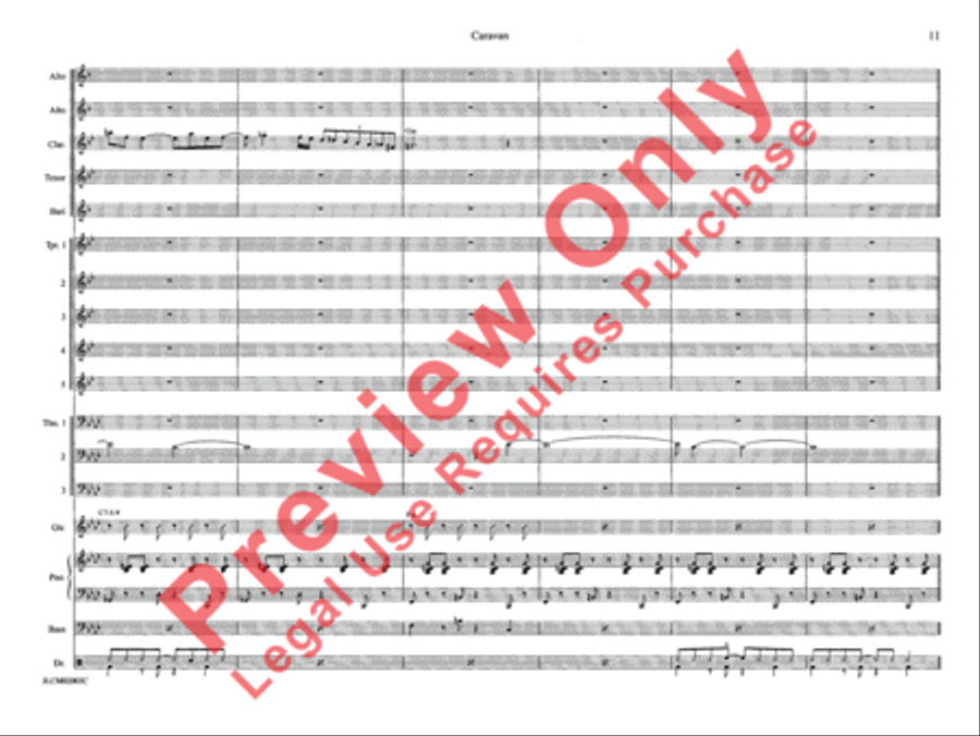 Caravan Caravan Jazz Ensemble scores gallery preview page 18