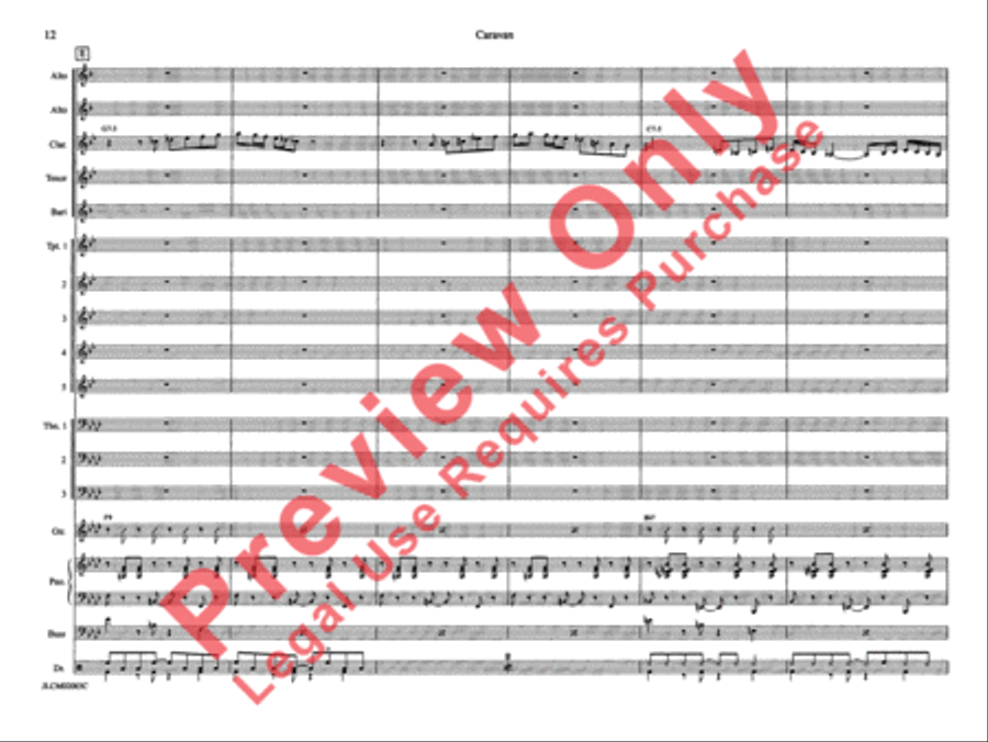 Caravan Caravan Jazz Ensemble scores gallery preview page 19