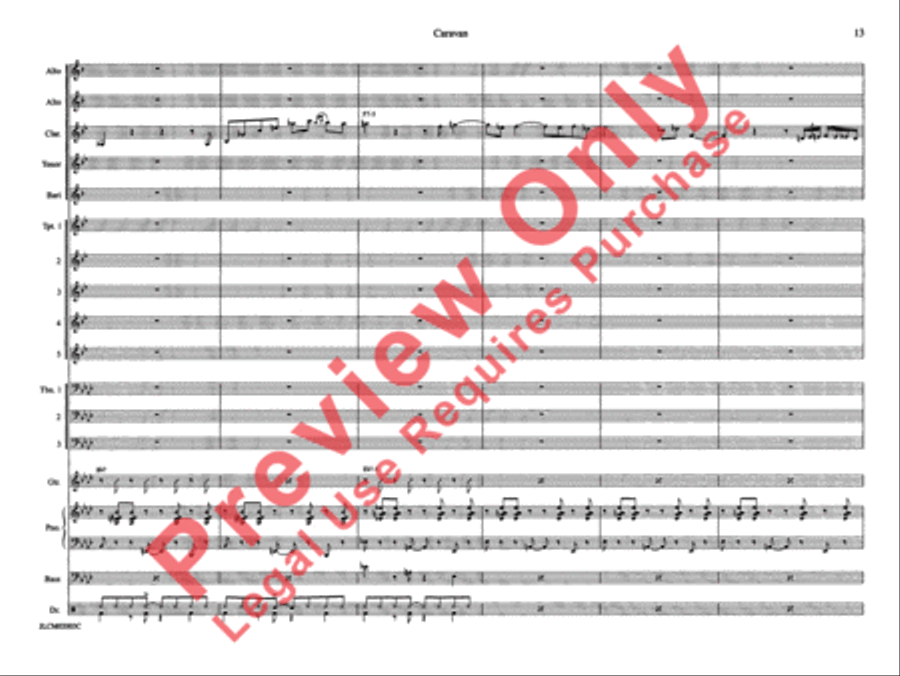 Caravan Caravan Jazz Ensemble scores gallery preview page 20
