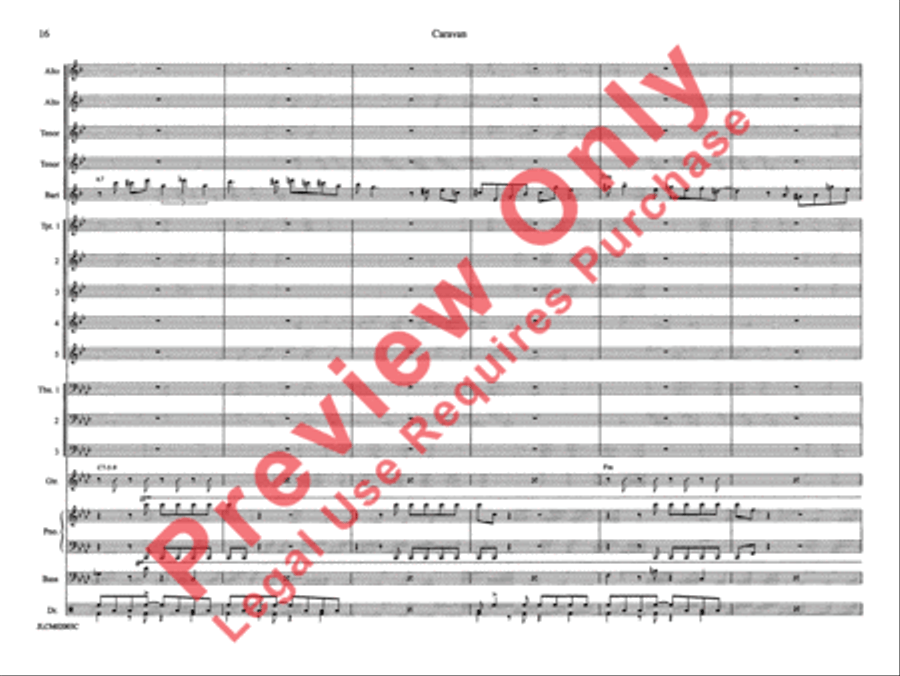 Caravan Caravan Jazz Ensemble scores gallery preview page 23