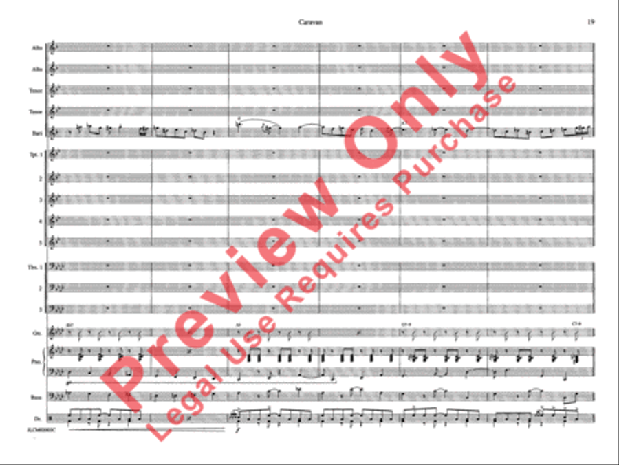 Caravan Caravan Jazz Ensemble scores gallery preview page 26