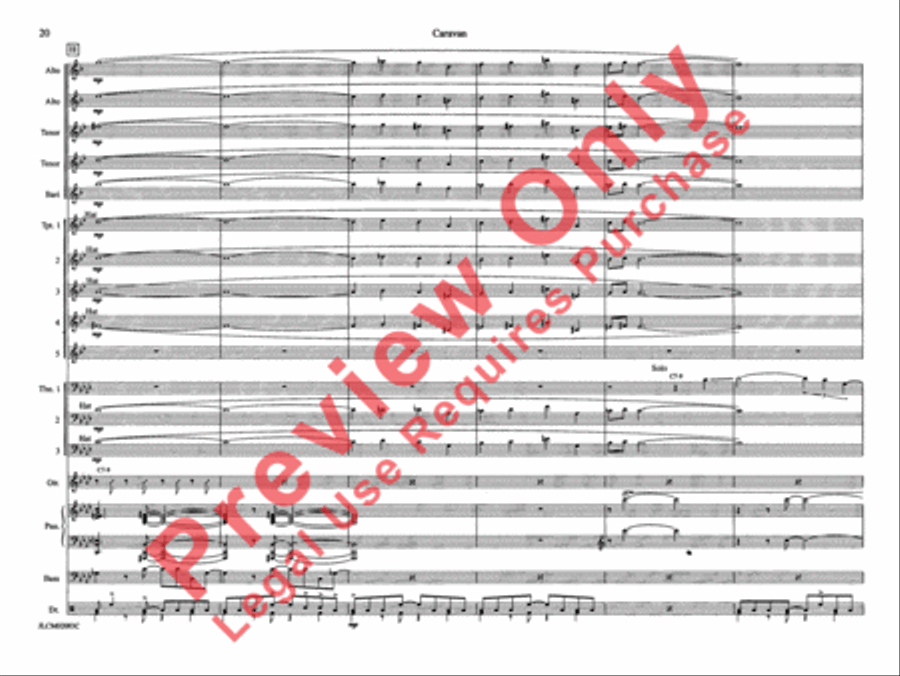 Caravan Caravan Jazz Ensemble scores gallery preview page 27