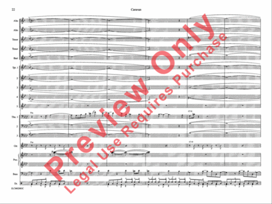 Caravan Caravan Jazz Ensemble scores gallery preview page 29