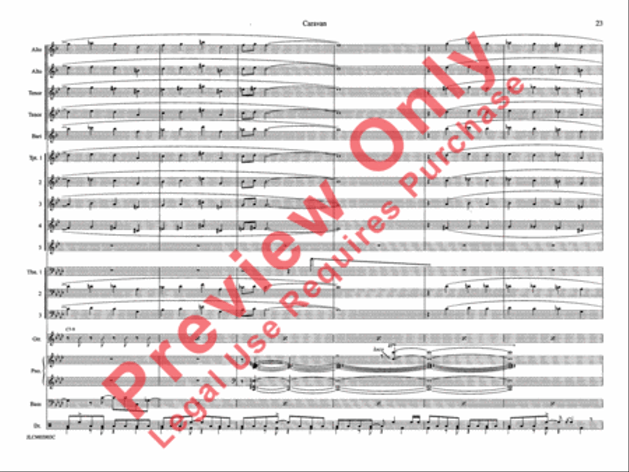 Caravan Caravan Jazz Ensemble scores gallery preview page 30