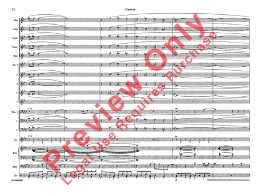 Caravan Caravan Jazz Ensemble scores gallery preview page 31