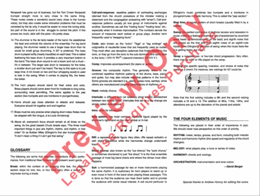 Caravan Caravan Jazz Ensemble scores gallery preview page 5