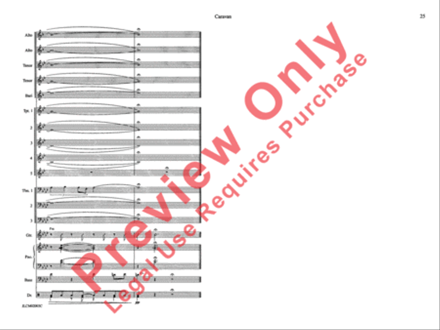 Caravan Caravan Jazz Ensemble scores gallery preview page 32