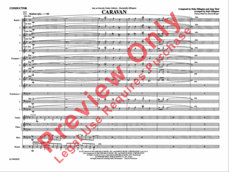 Caravan Caravan Jazz Ensemble scores gallery preview page 8
