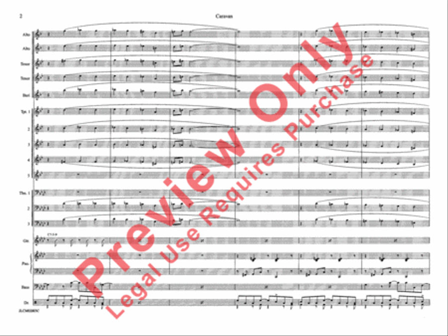 Caravan Caravan Jazz Ensemble scores gallery preview page 9
