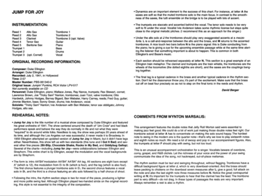 Jump for Joy Jazz Ensemble scores gallery preview page 5