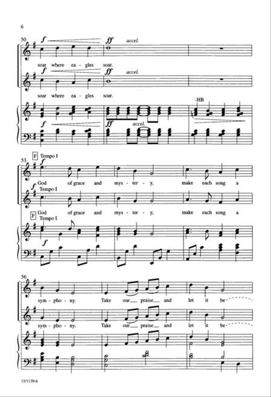 Praise Can Be Like Children 2-Part scores gallery preview page 6