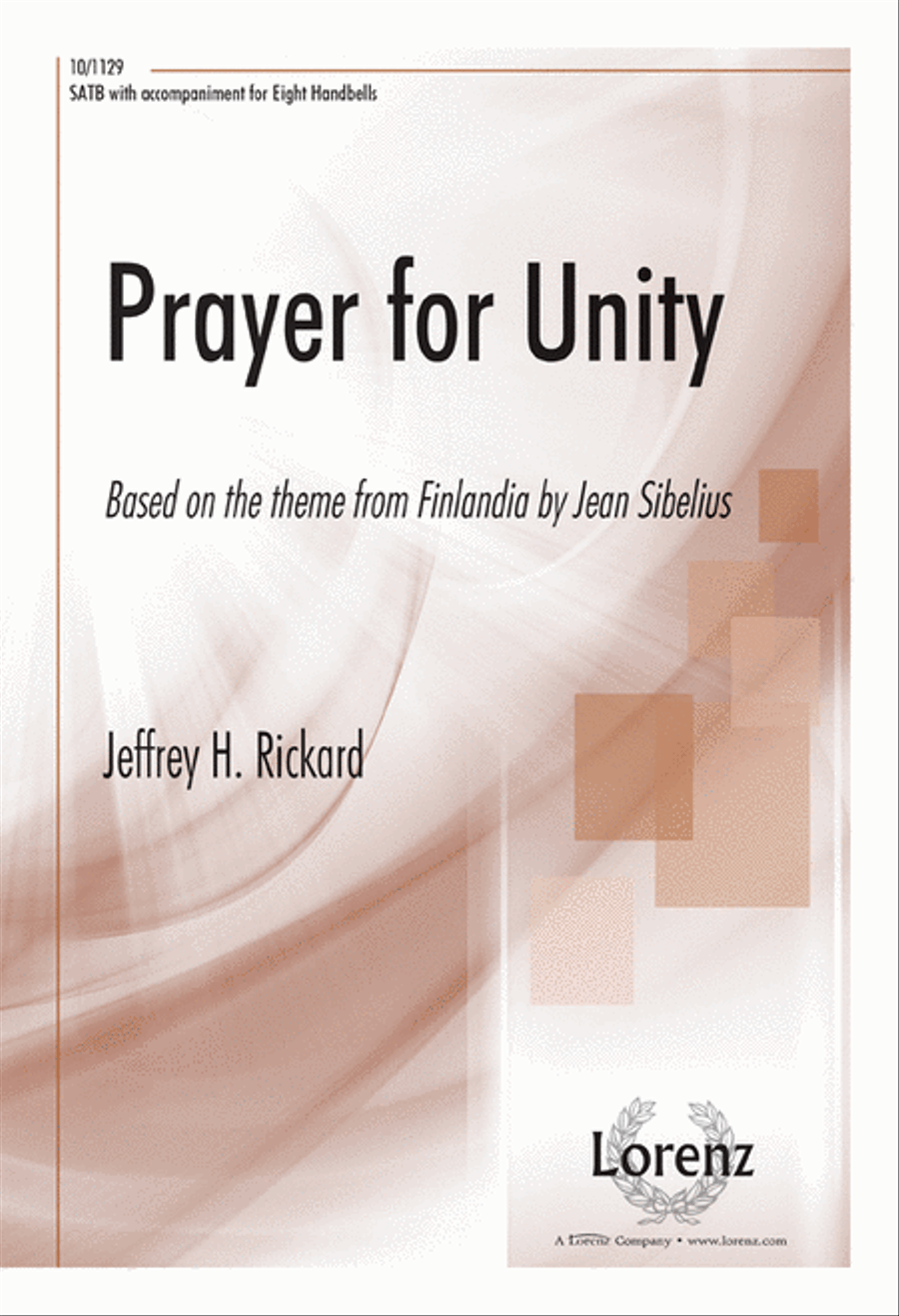 Prayer for Unity Prayer for Unity 4-Part scores gallery preview page 1