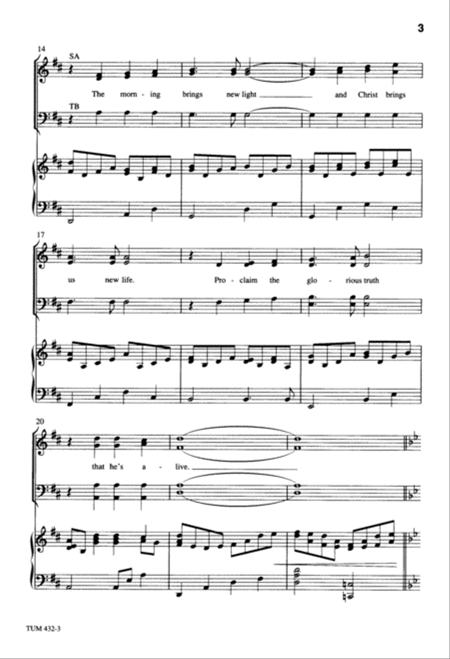 Proclaim the Glorious Truth 4-Part scores gallery preview page 4