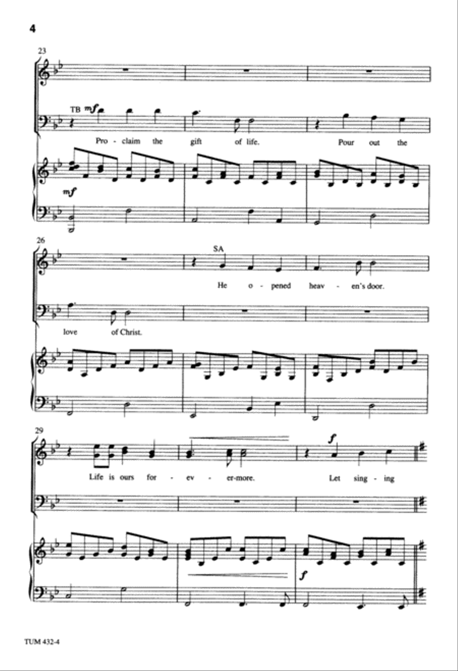 Proclaim the Glorious Truth 4-Part scores gallery preview page 5