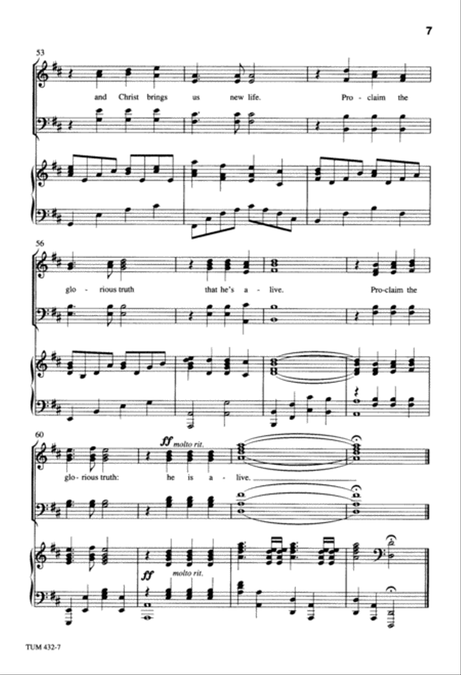 Proclaim the Glorious Truth 4-Part scores gallery preview page 8