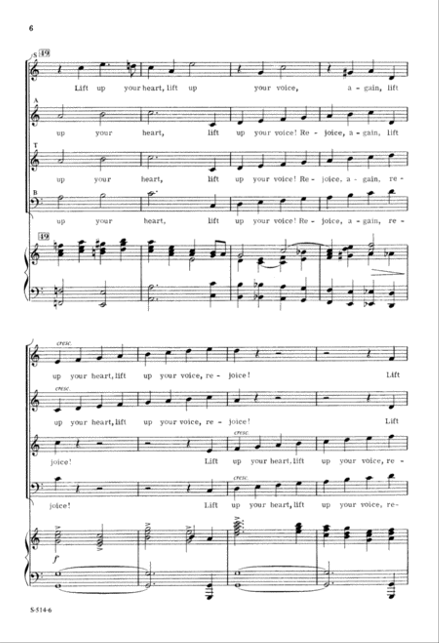 Rejoice! The Lord is King 4-Part scores gallery preview page 7